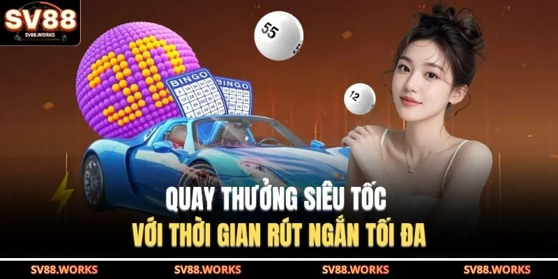 Quay thưởng siêu tốc với thời gian rút ngắn tối đa